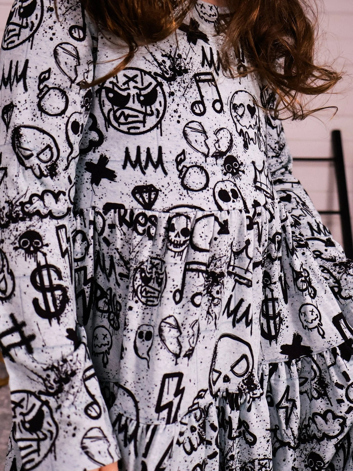 Long Sleeve Twirl Dress & Short Set by Minikin Mischief Clothing Co.