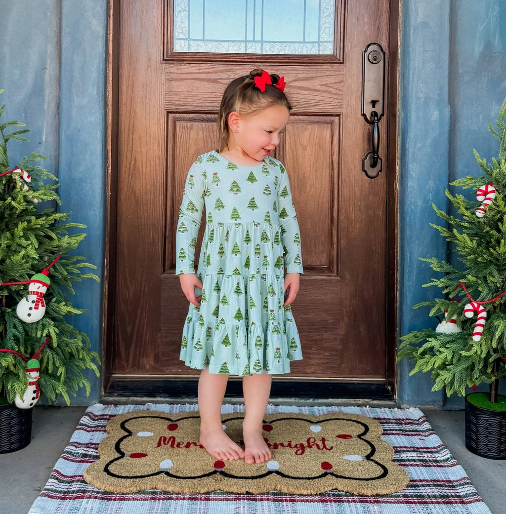 Long Sleeve Twirl Dress & Short Set by Minikin Mischief Clothing Co.