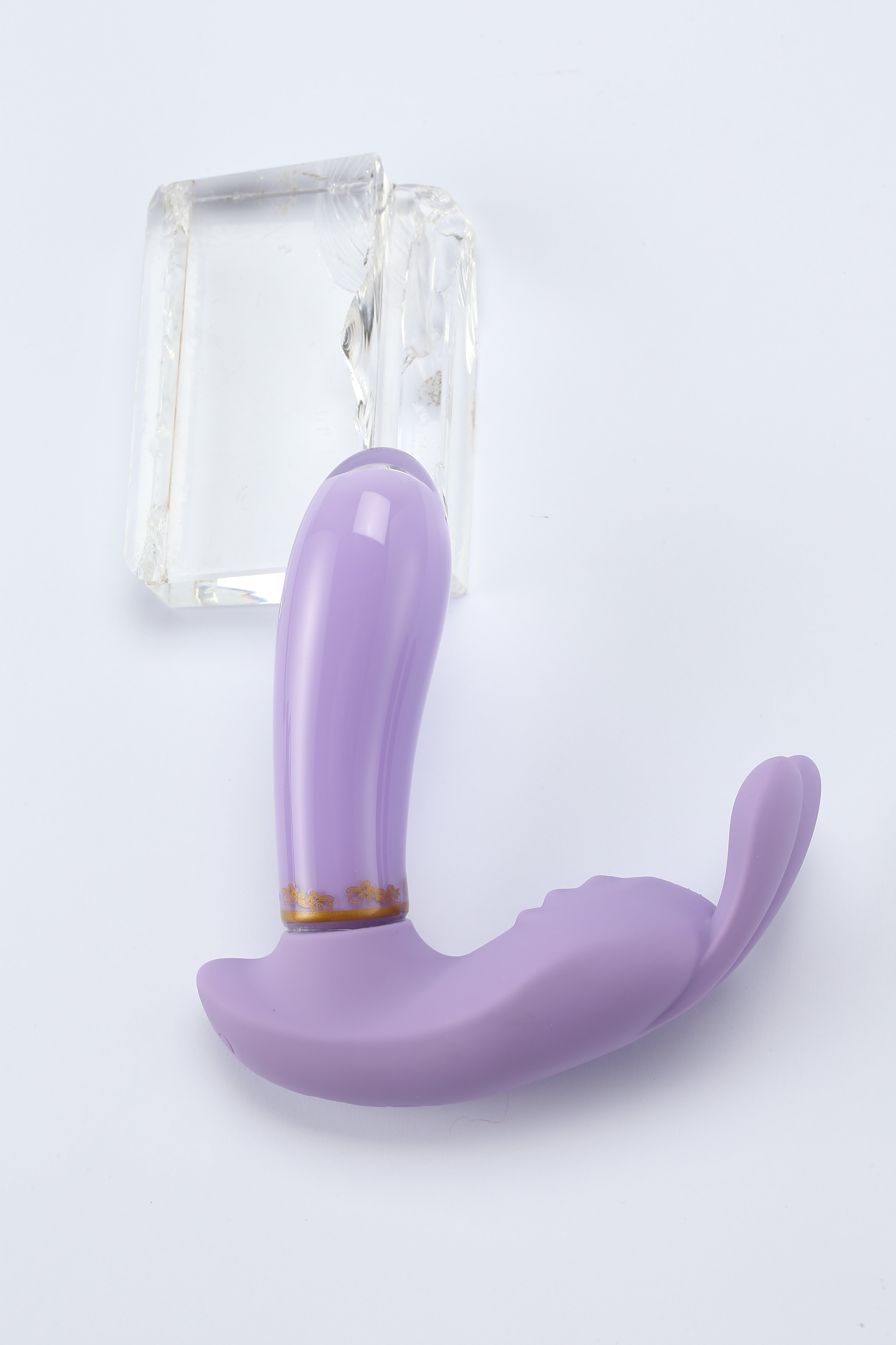 Royal Touch Glass G-Spot Vibrator Valentines by OEJ