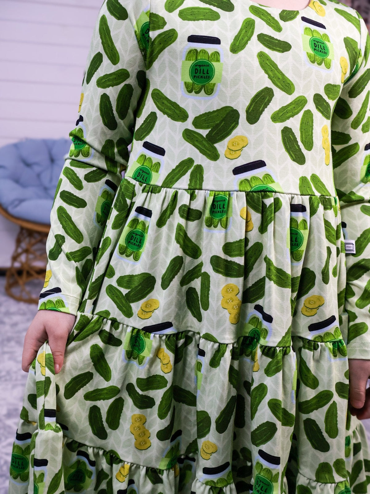 Long Sleeve Twirl Dress & Short Set by Minikin Mischief Clothing Co.