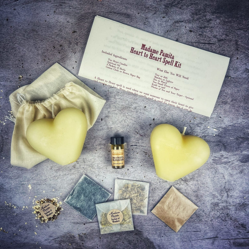 Heart to Heart Candle Spell Kit - Love Connection & Reconciliation Magic by Parlour of Wonders