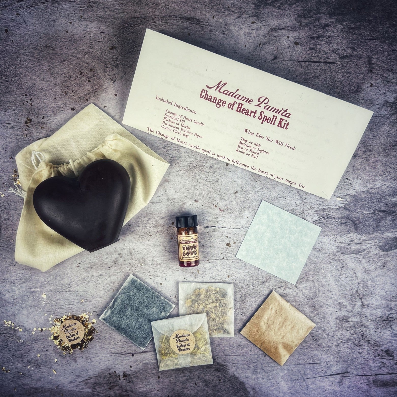 Change of Heart Candle Spell Kit - Love Reconciliation & Emotional Healing by Parlour of Wonders