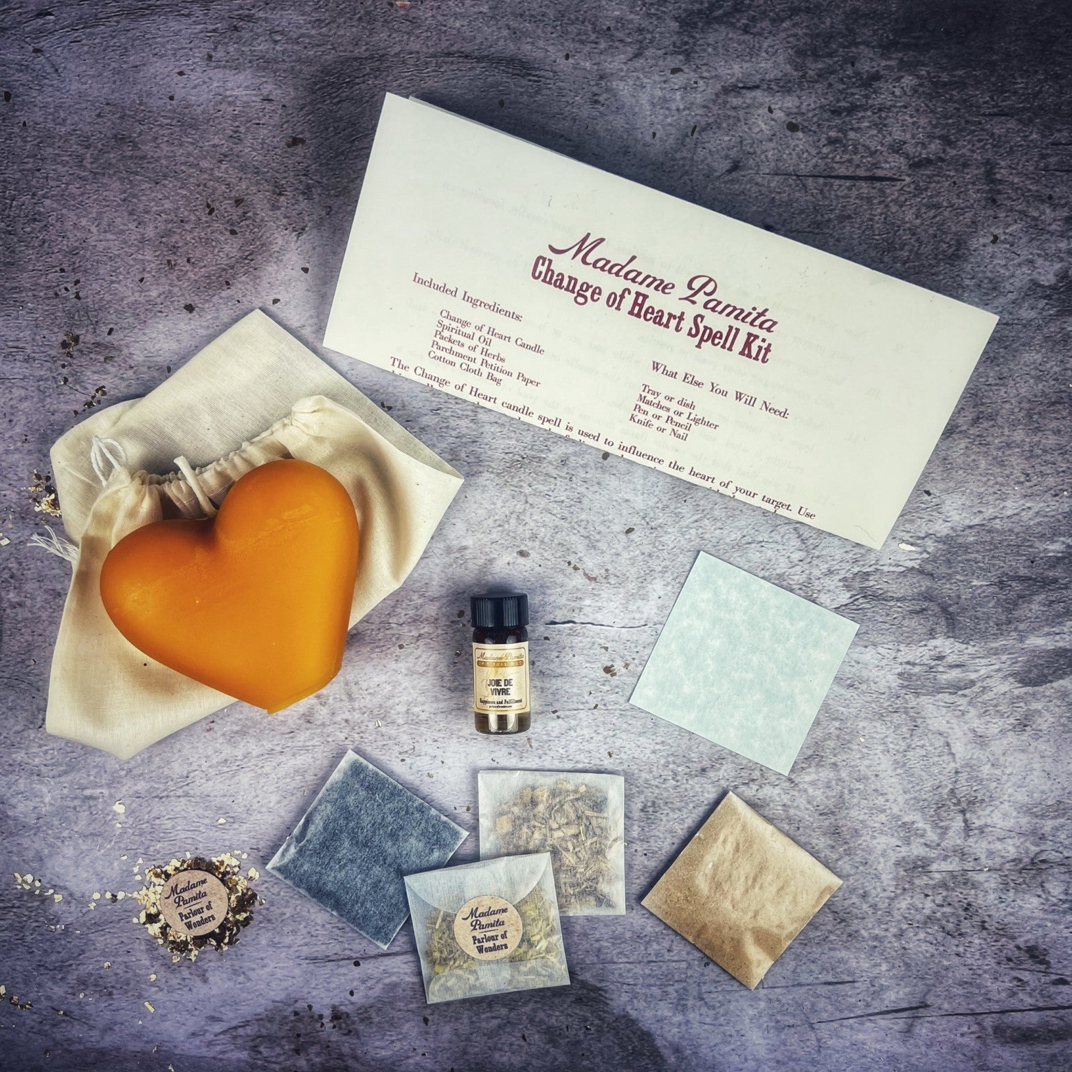 Change of Heart Candle Spell Kit - Love Reconciliation & Emotional Healing by Parlour of Wonders