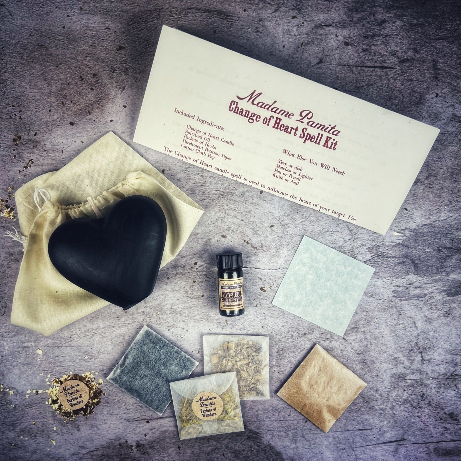 Change of Heart Candle Spell Kit - Love Reconciliation & Emotional Healing by Parlour of Wonders
