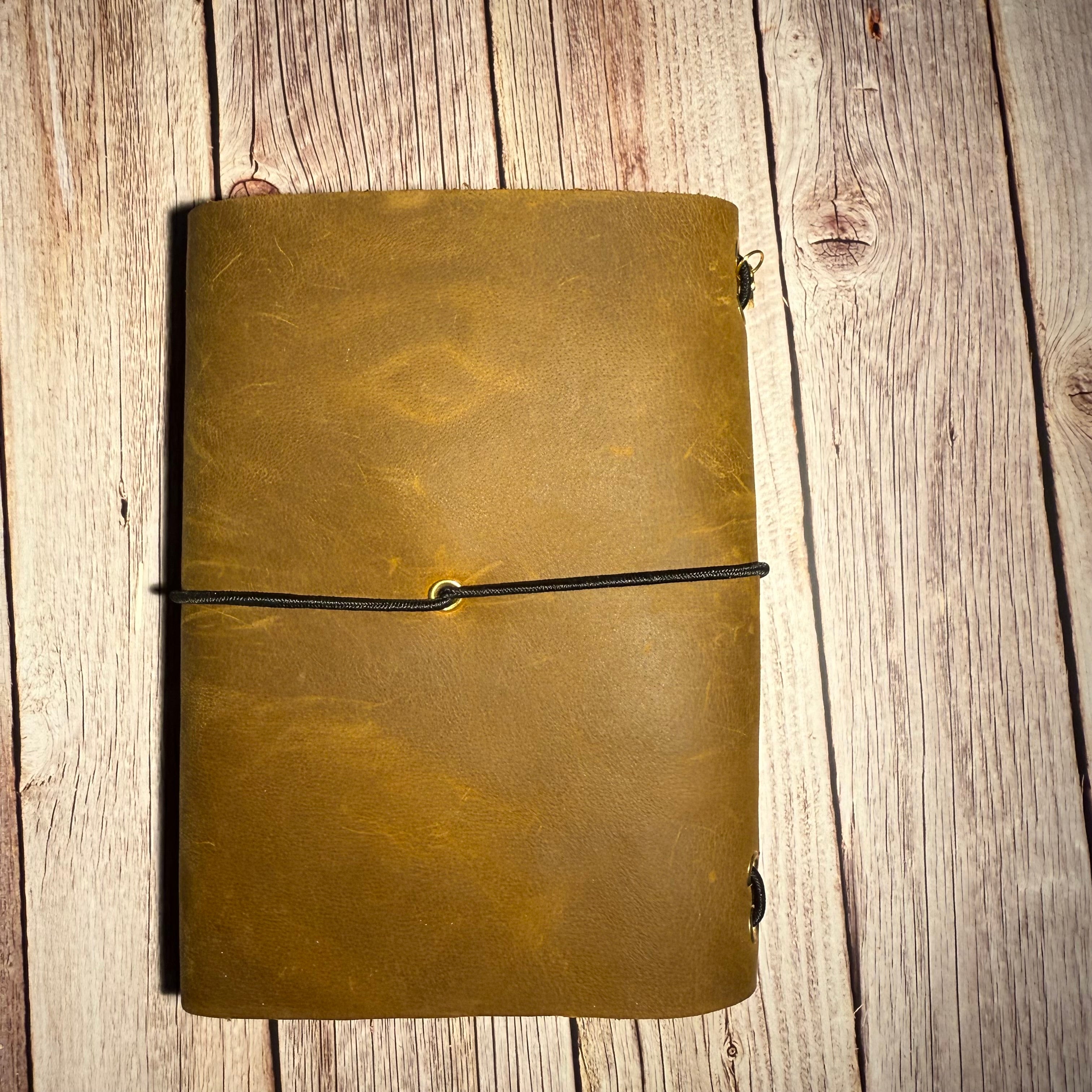 Handmade Leather Journal by Goddess Imports Marketplace