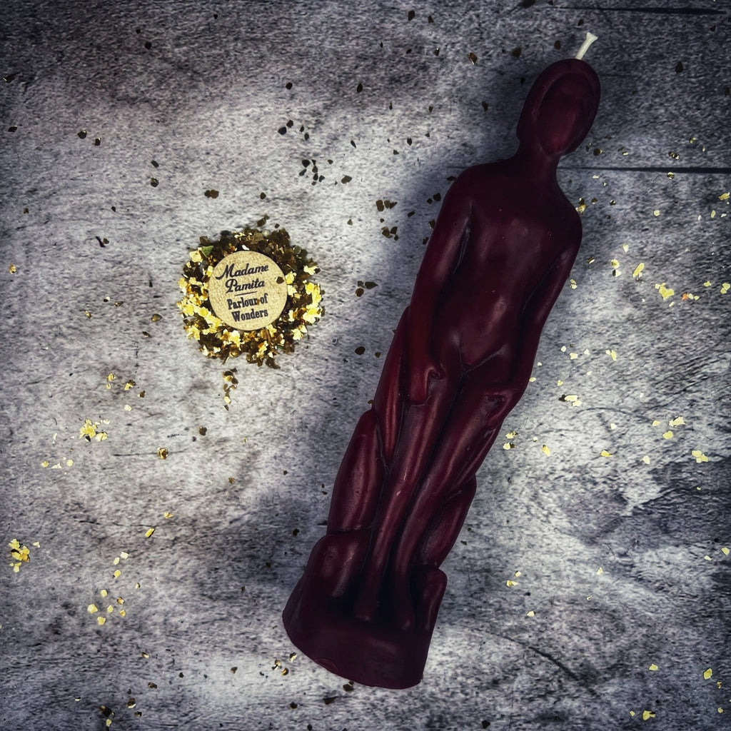 Beeswax Human Figural Spell Candle - Personal Empowerment & Intention Magic by Parlour of Wonders