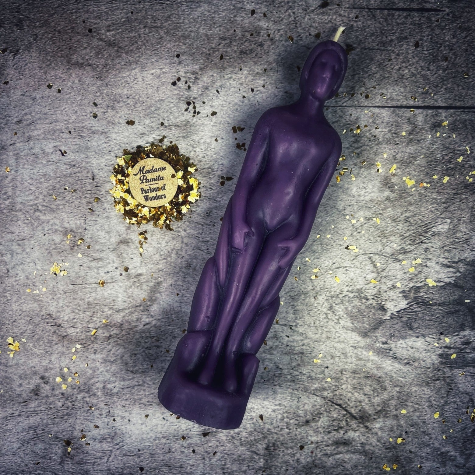 Beeswax Human Figural Spell Candle - Personal Empowerment & Intention Magic by Parlour of Wonders