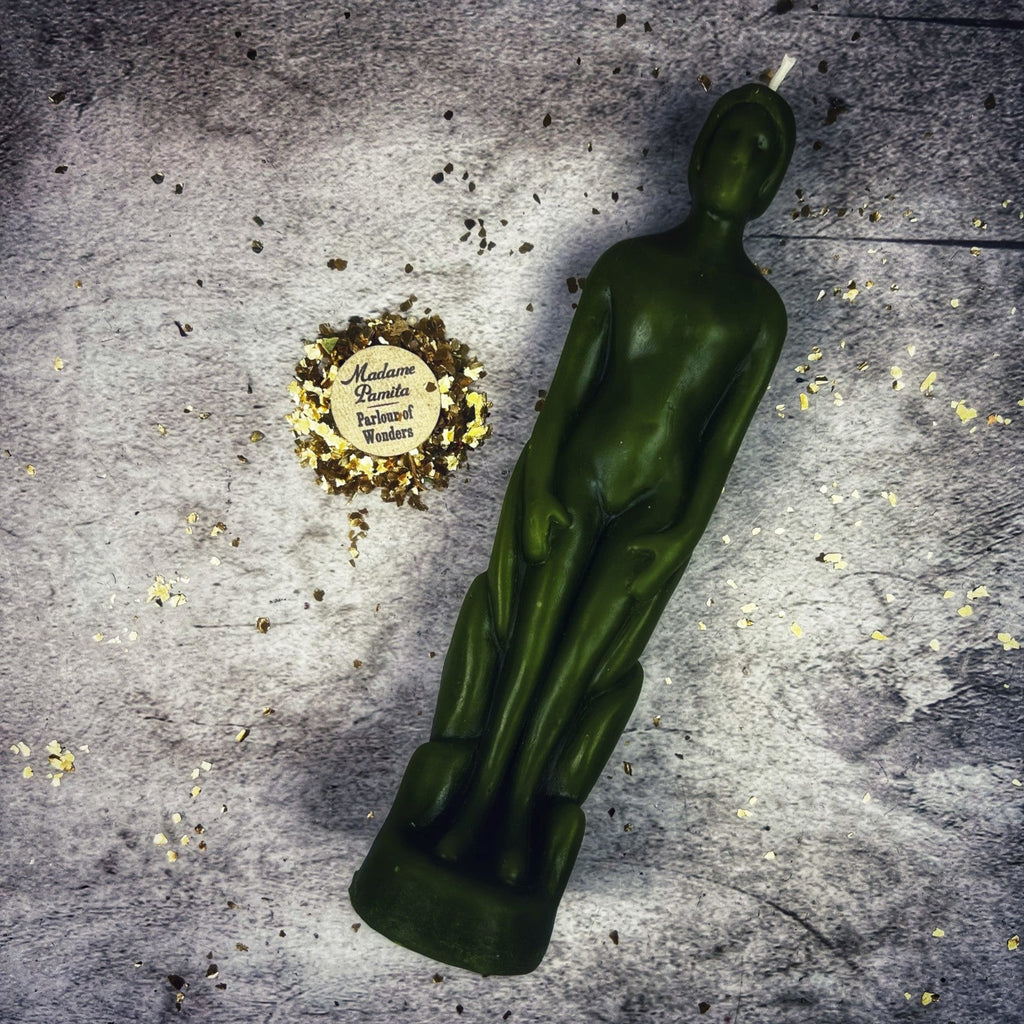 Beeswax Human Figural Spell Candle - Personal Empowerment & Intention Magic by Parlour of Wonders