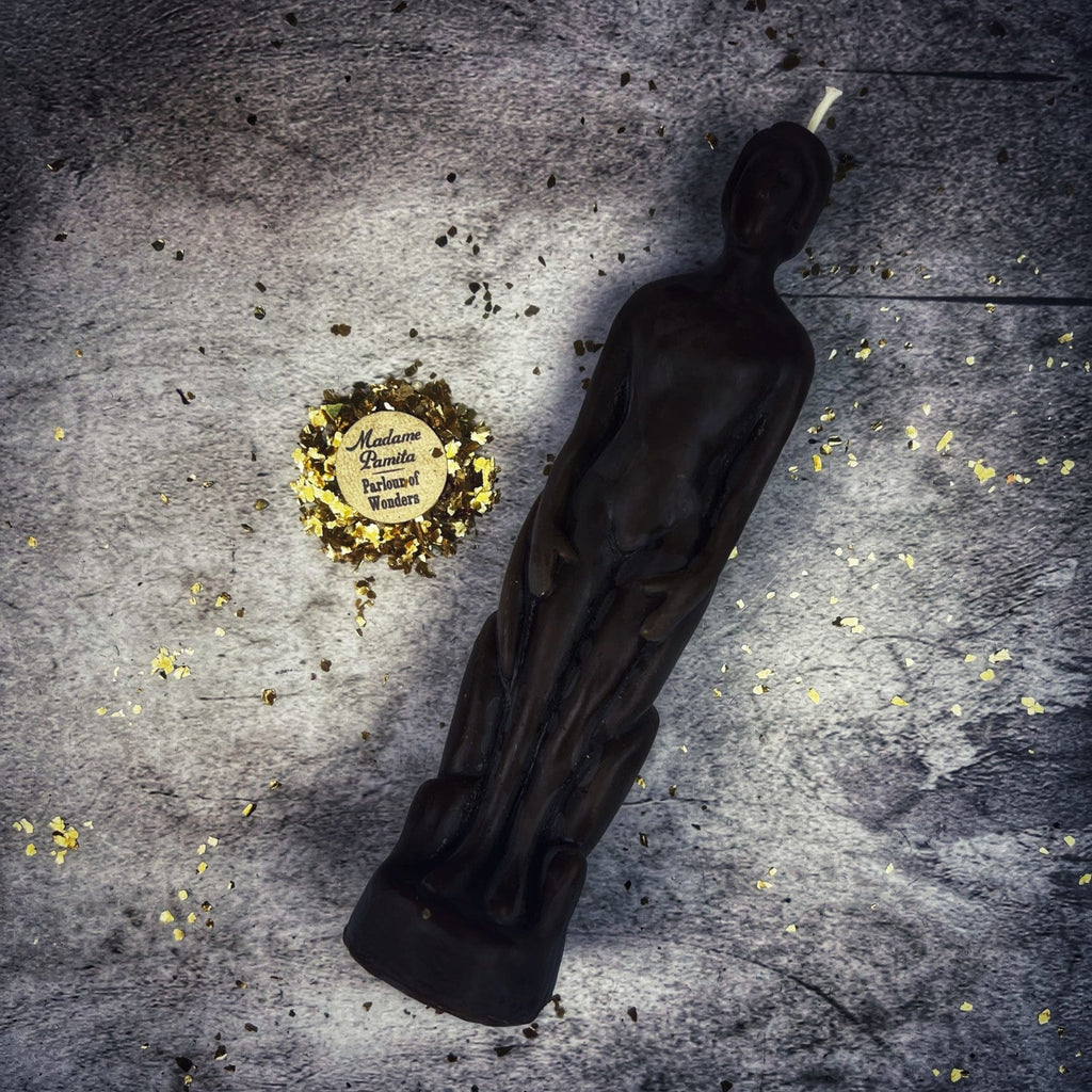 Beeswax Human Figural Spell Candle - Personal Empowerment & Intention Magic by Parlour of Wonders