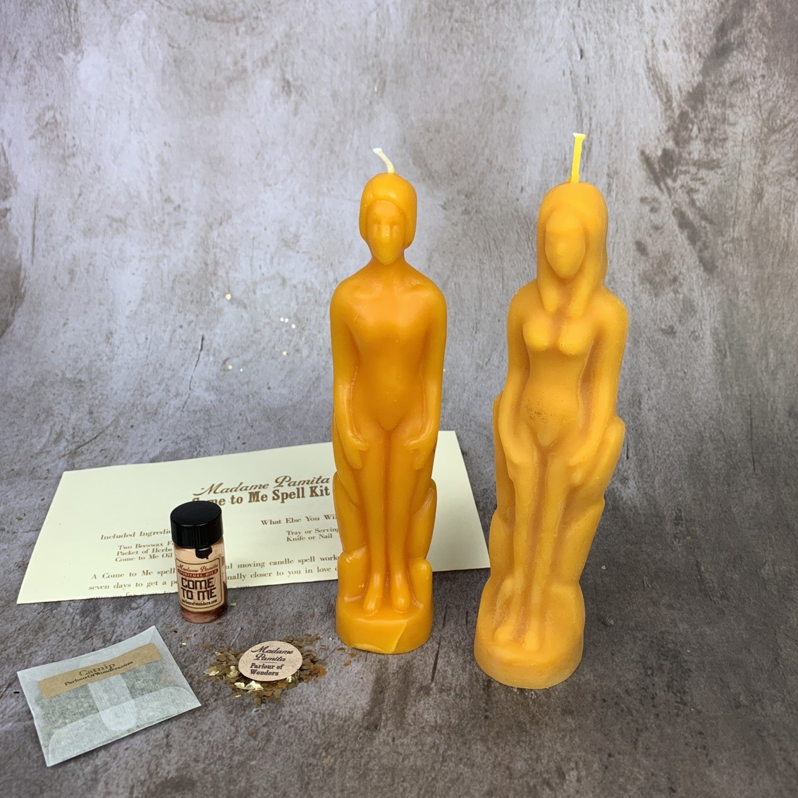 Come to Me Candle Spell Kit Human/Female - Attract Love & Passion by Parlour of Wonders