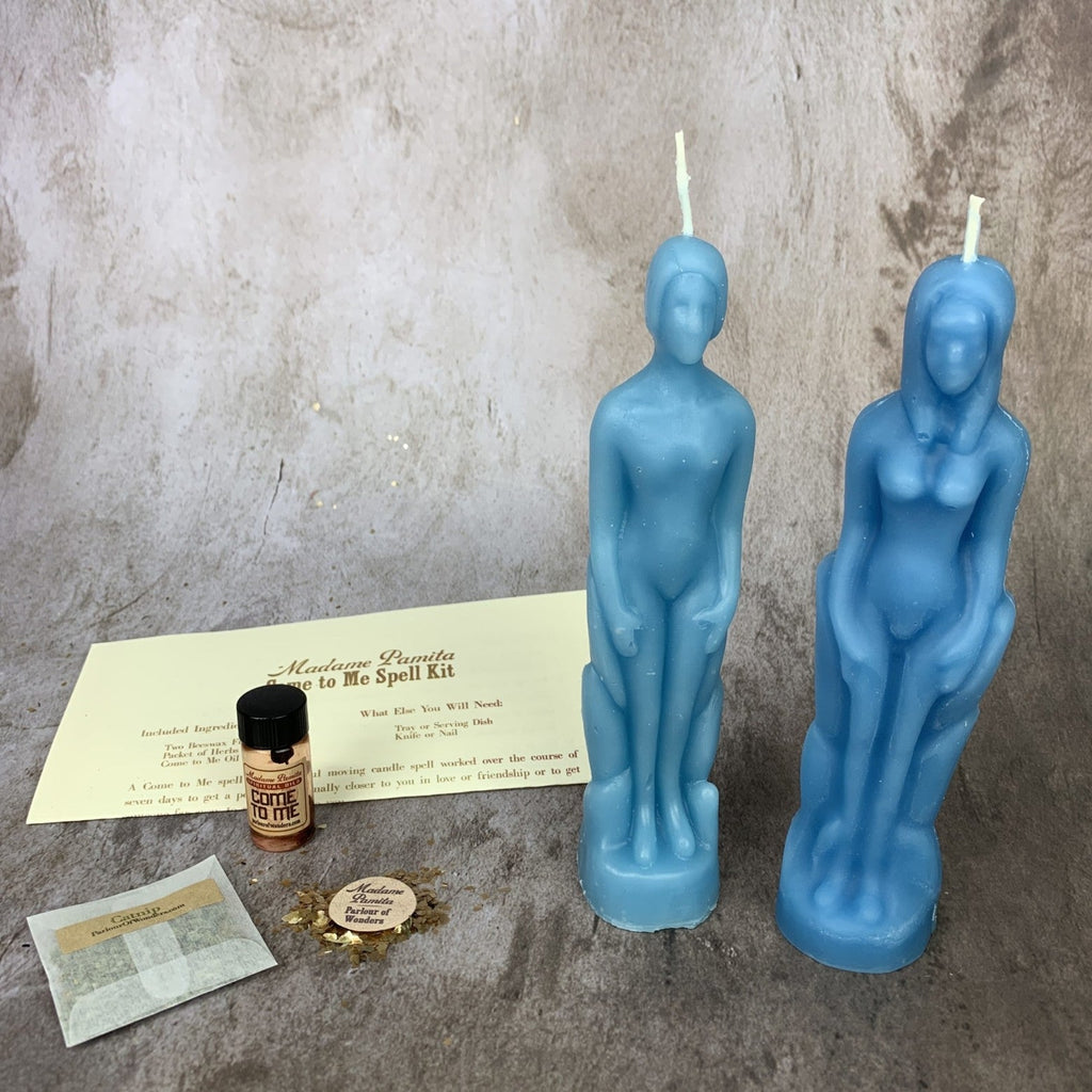 Come to Me Candle Spell Kit Human/Female - Attract Love & Passion by Parlour of Wonders