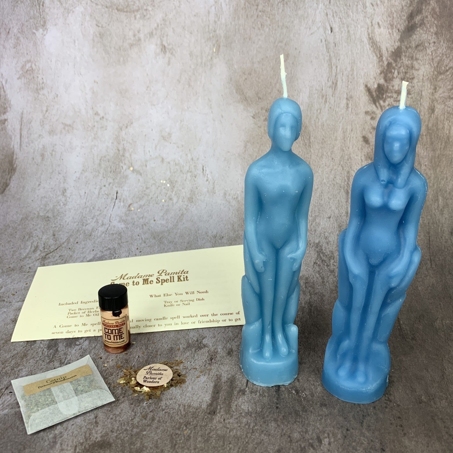 Come to Me Candle Spell Kit Human/Female - Attract Love & Passion by Parlour of Wonders