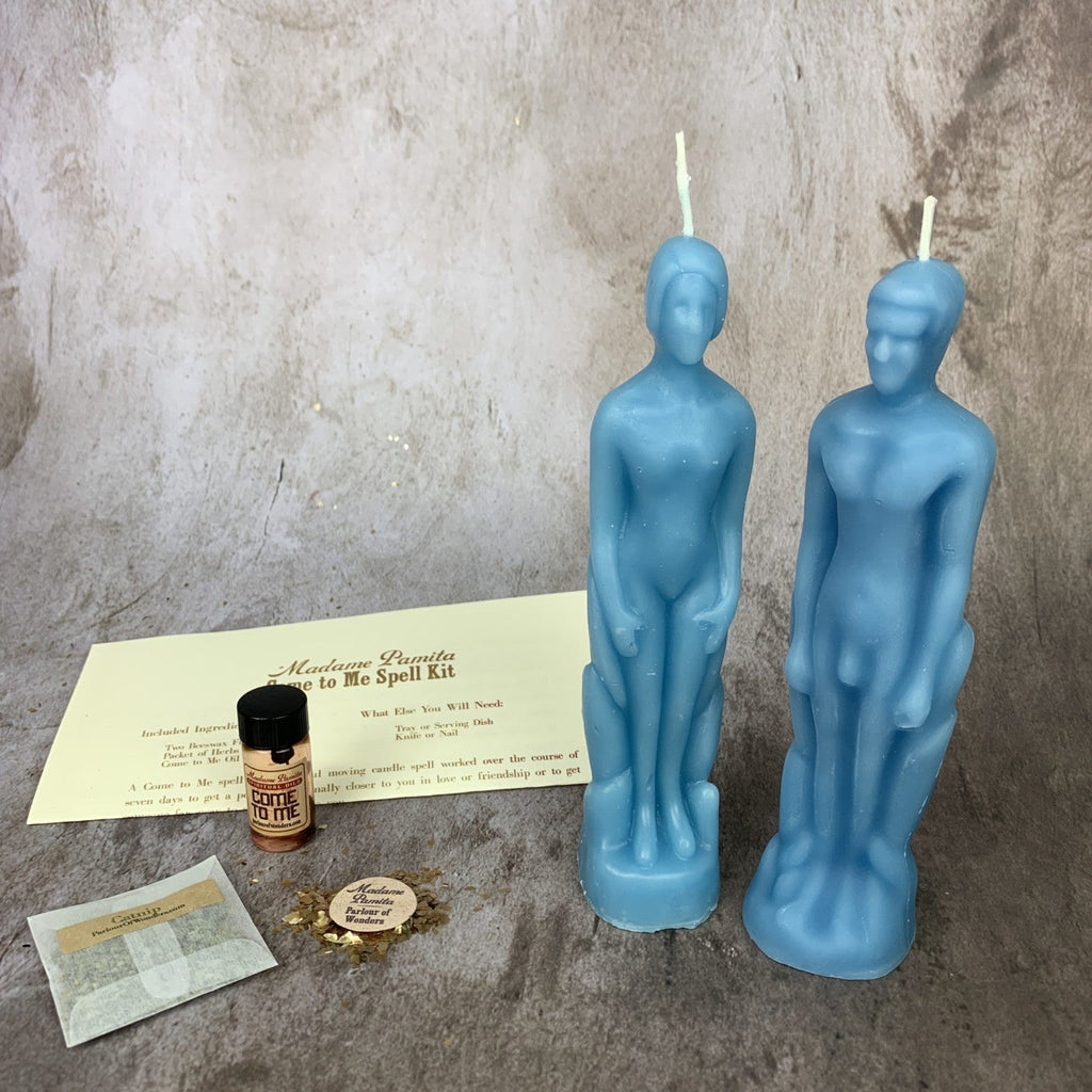 Come to Me Candle Spell Kit Human/Male - Attract Love & Passion by Parlour of Wonders