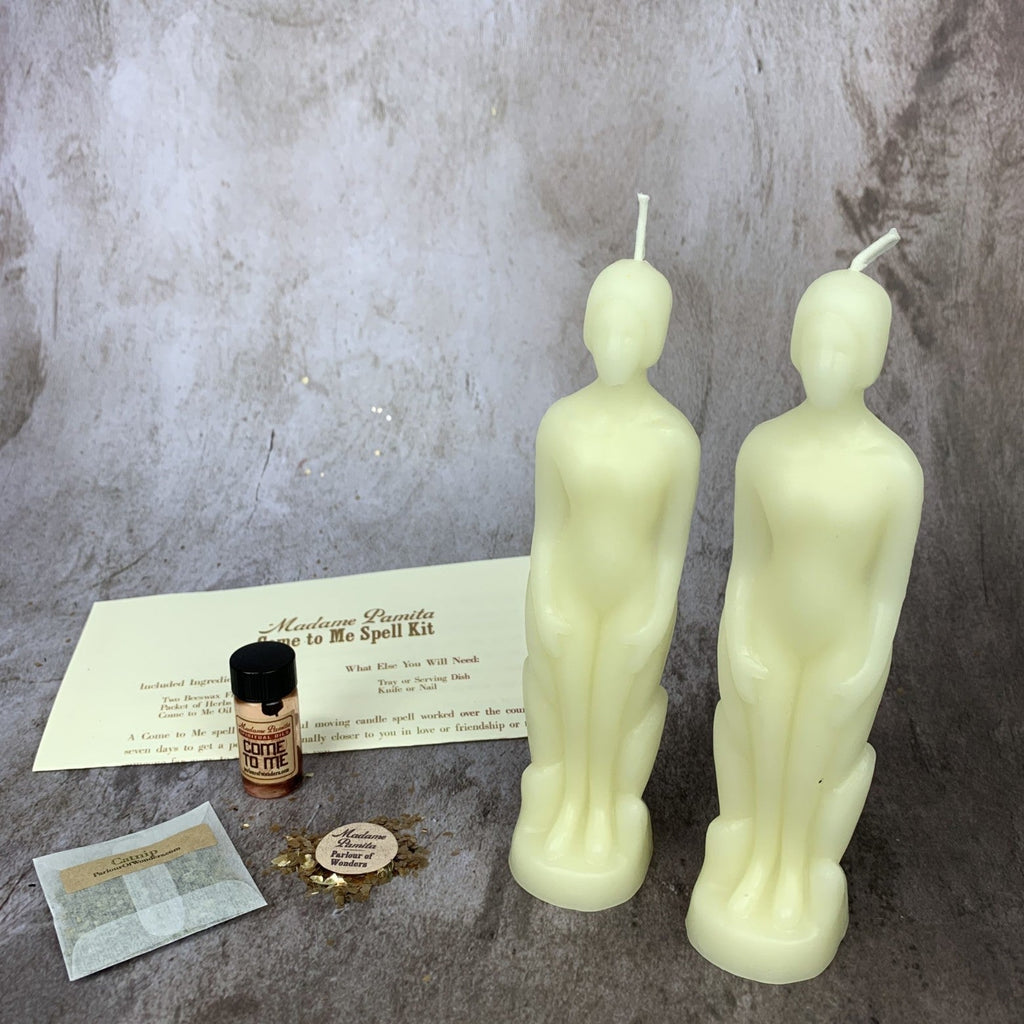 Come to Me Candle Spell Kit Human/Human - Attract Love & Passion by Parlour of Wonders