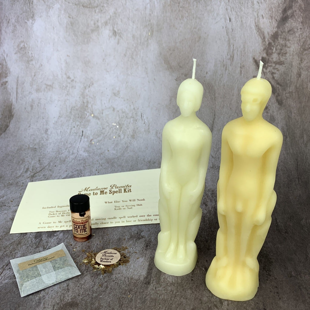 Come to Me Candle Spell Kit Human/Male - Attract Love & Passion by Parlour of Wonders