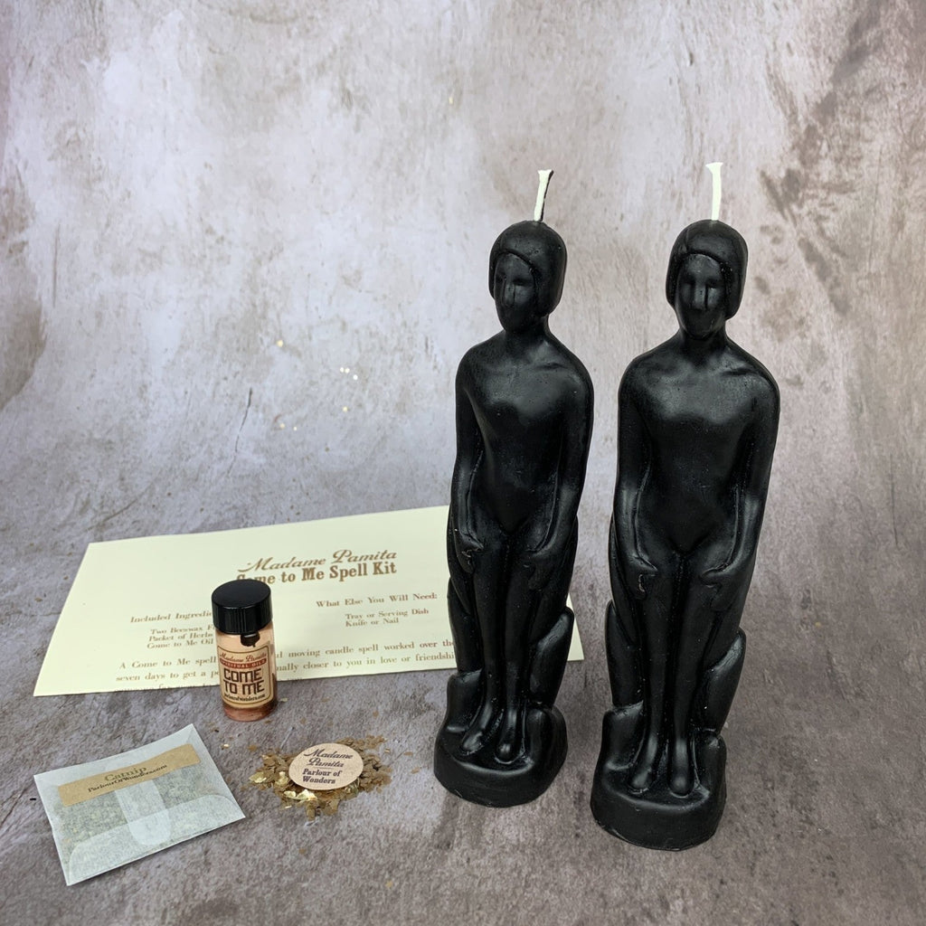 Come to Me Candle Spell Kit Human/Human - Attract Love & Passion by Parlour of Wonders