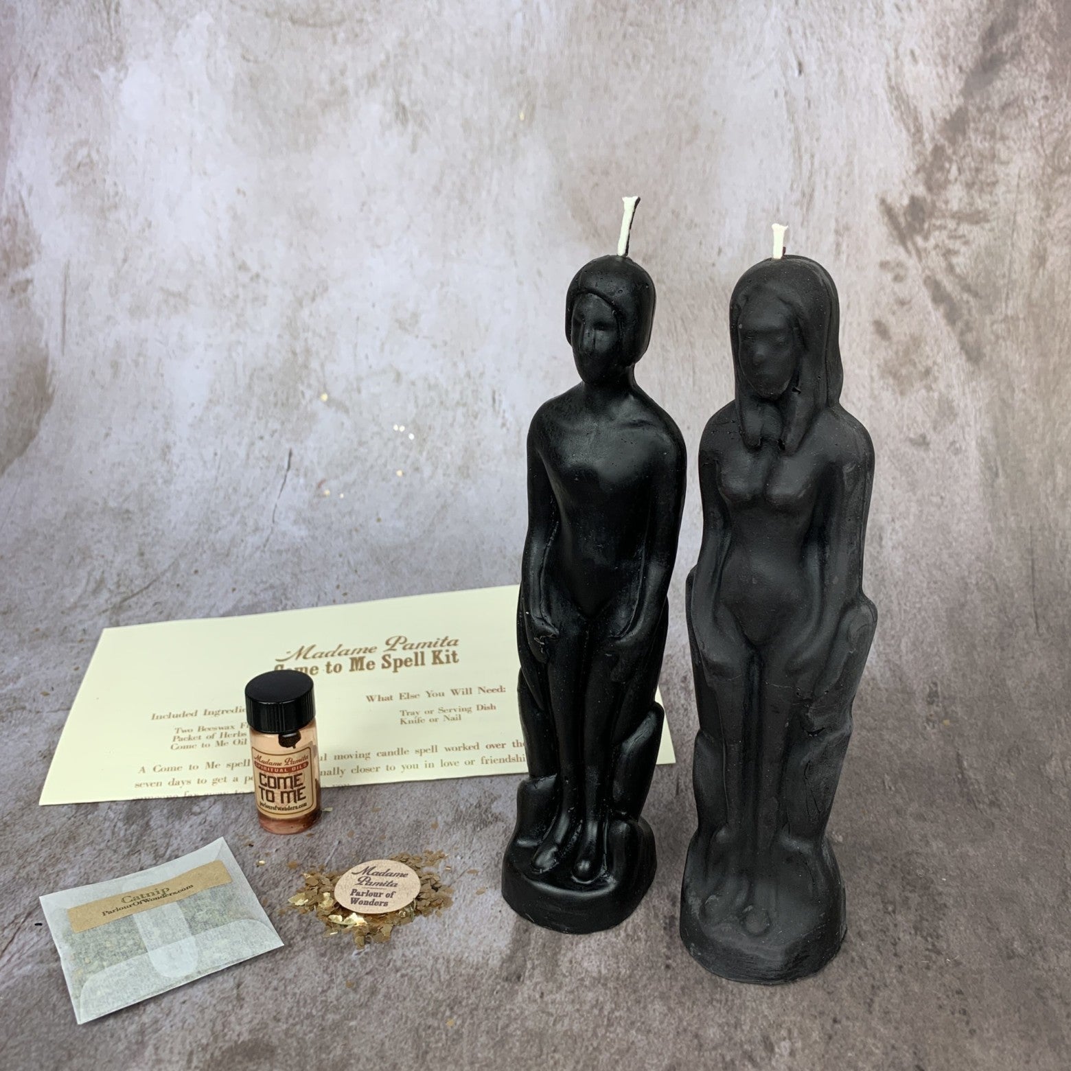 Come to Me Candle Spell Kit Human/Female - Attract Love & Passion by Parlour of Wonders