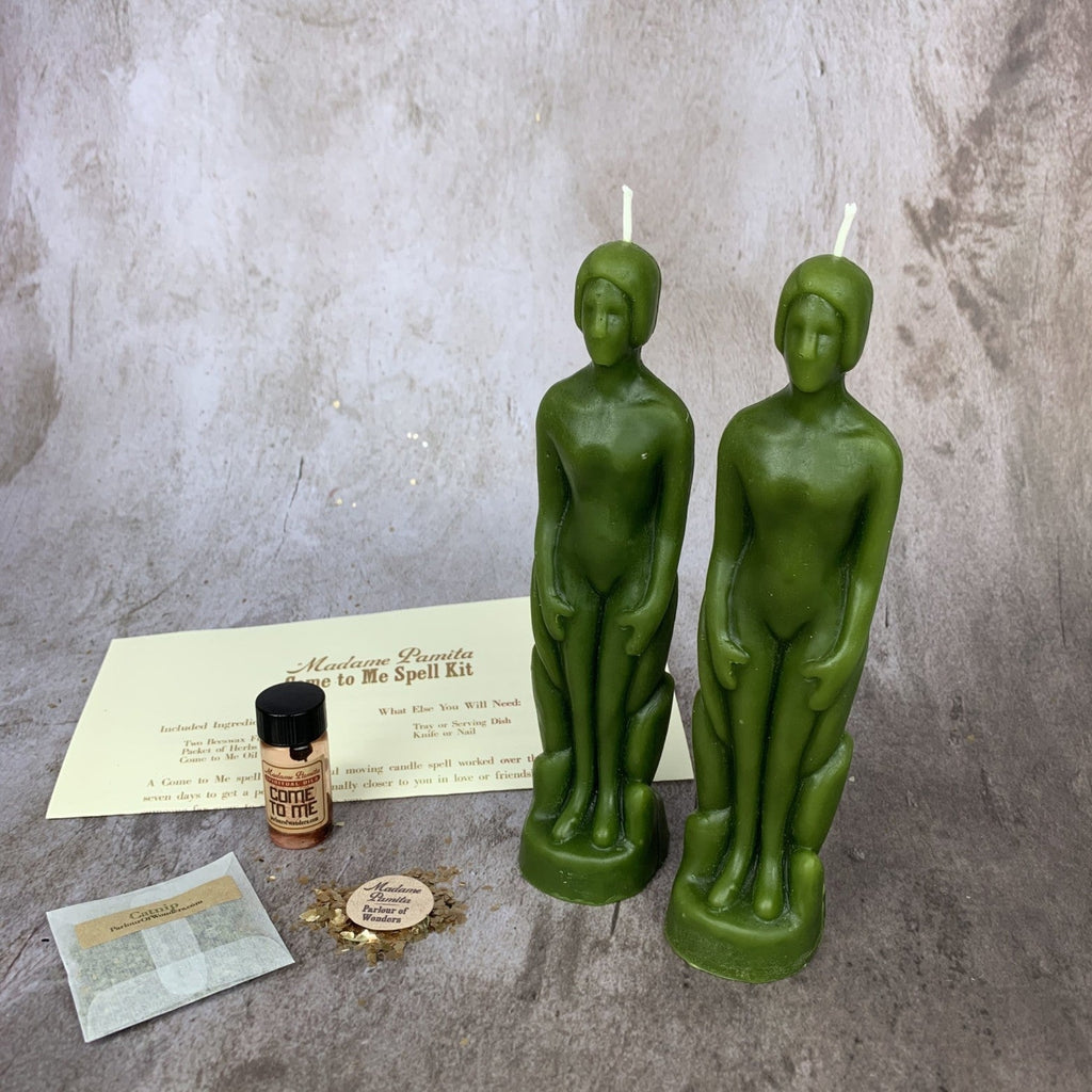 Come to Me Candle Spell Kit Human/Human - Attract Love & Passion by Parlour of Wonders