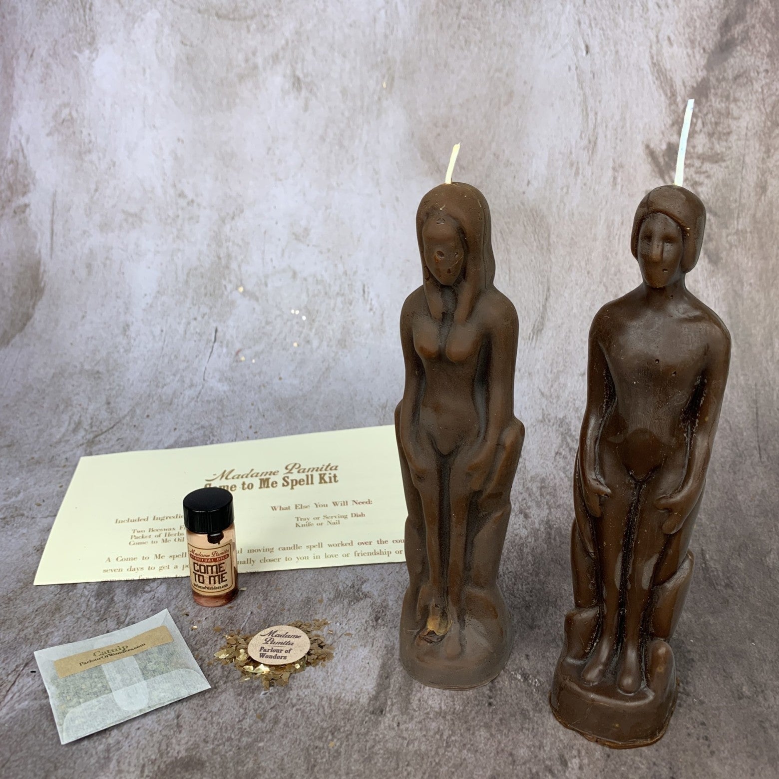 Come to Me Candle Spell Kit Human/Female - Attract Love & Passion by Parlour of Wonders