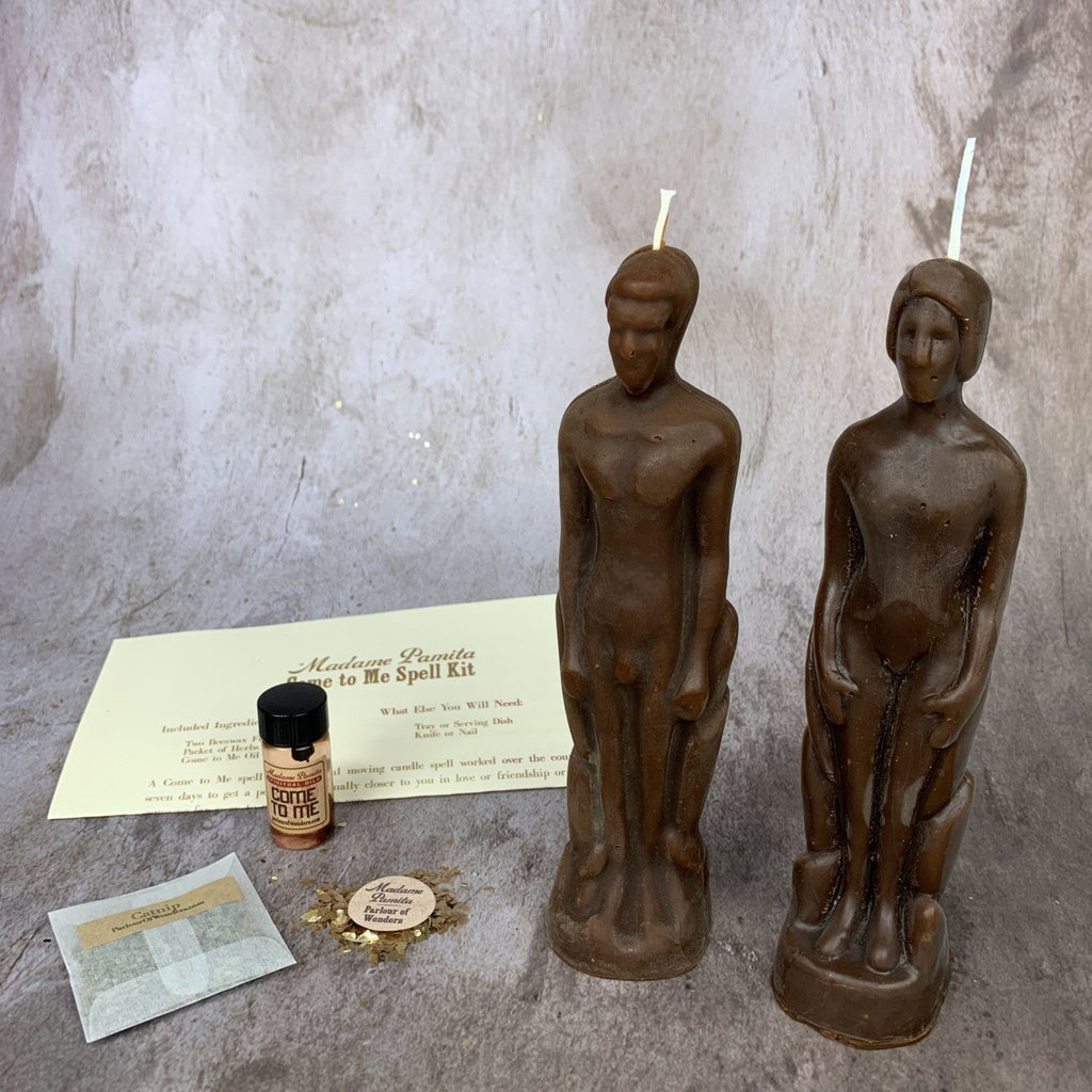 Come to Me Candle Spell Kit Human/Male - Attract Love & Passion by Parlour of Wonders