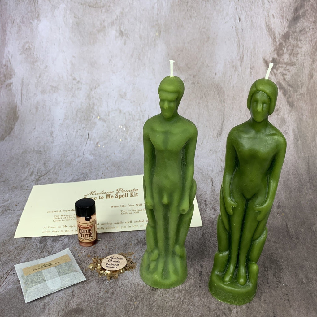 Come to Me Candle Spell Kit Human/Male - Attract Love & Passion by Parlour of Wonders