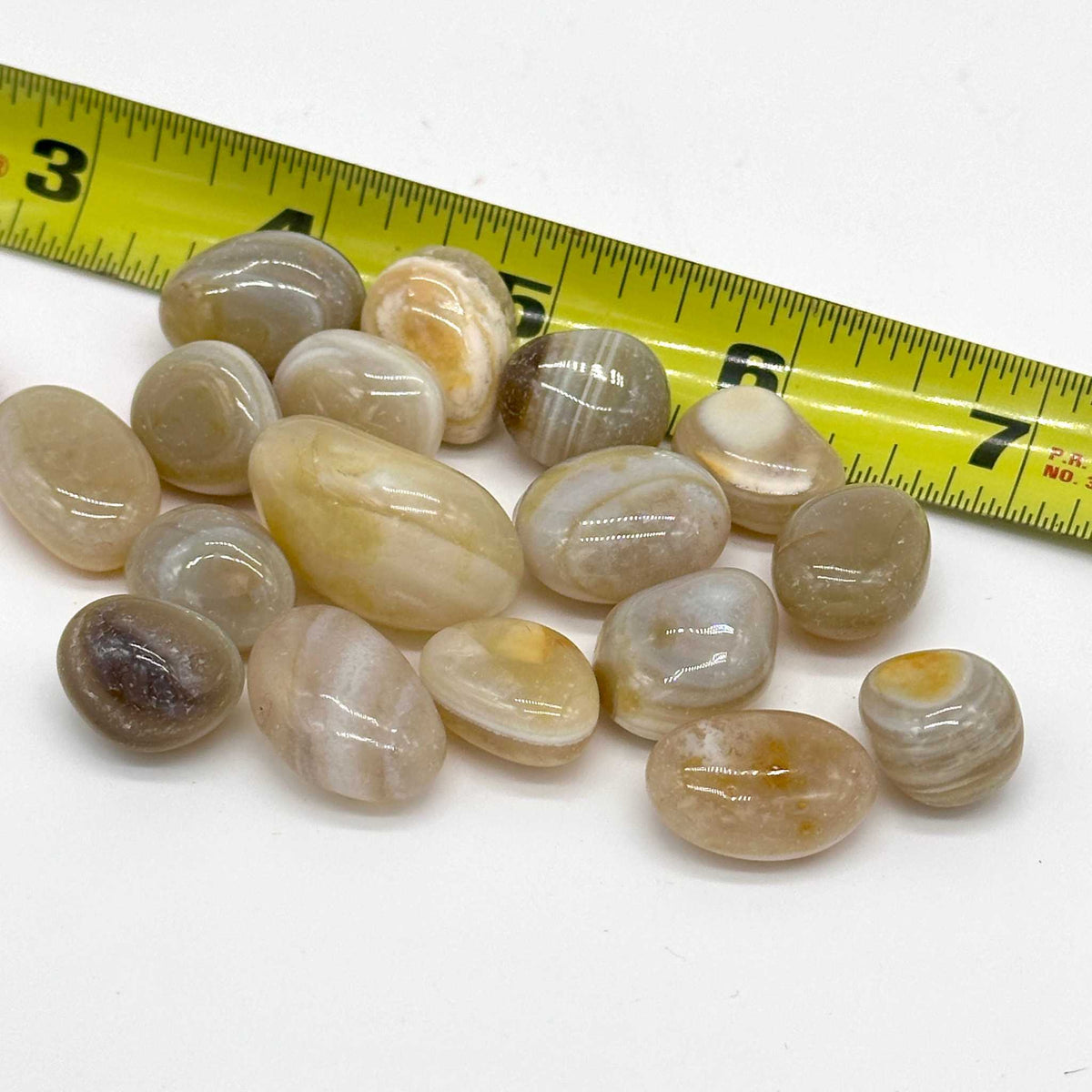 Banded Agate Tumbled Stone by Sacred Crystals