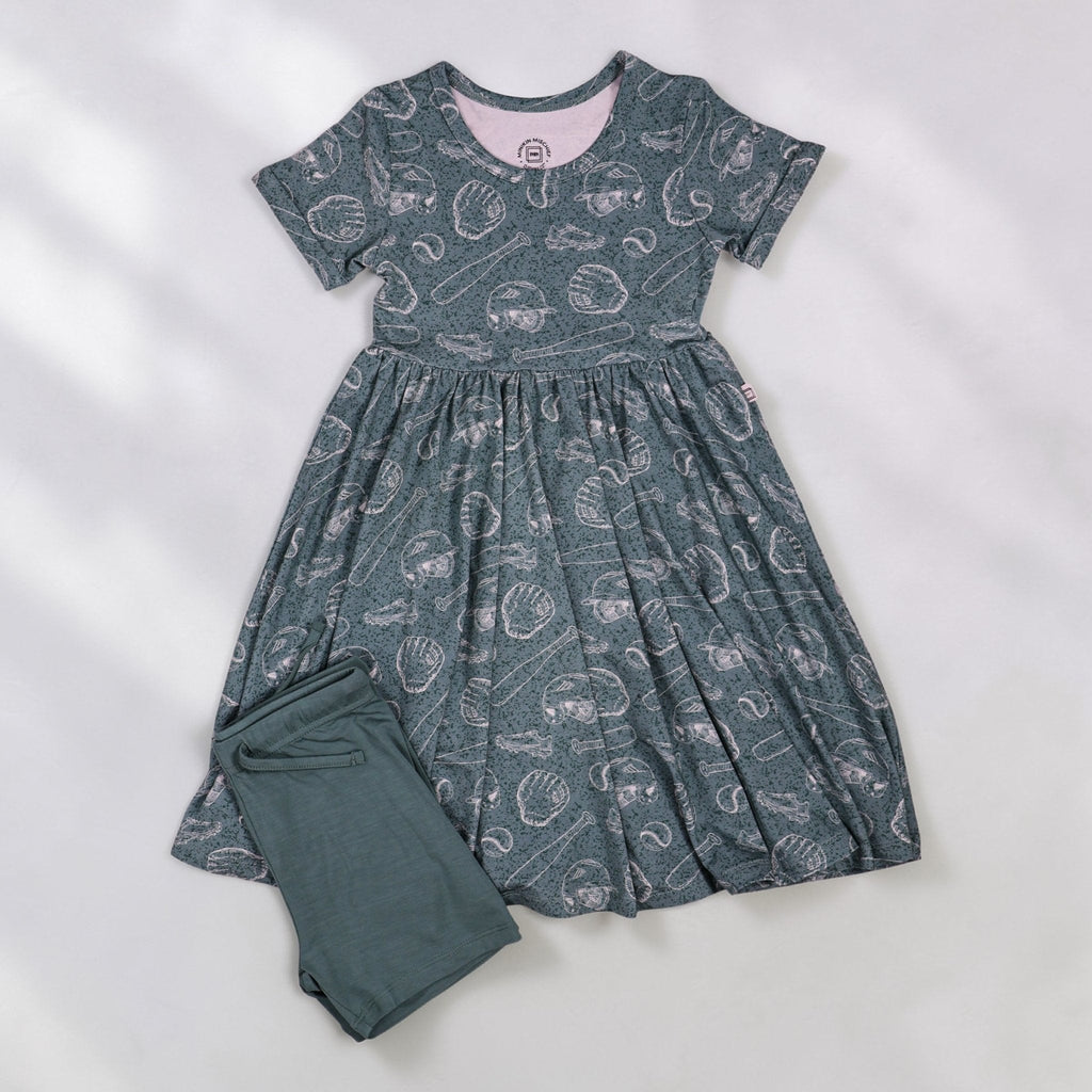 Short Sleeve Dress & Short Set by Minikin Mischief Clothing Co.