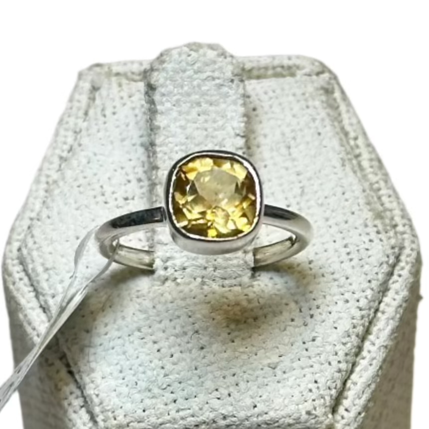 Citrine Ring Size-6 (02.6024) by Sacred Crystals