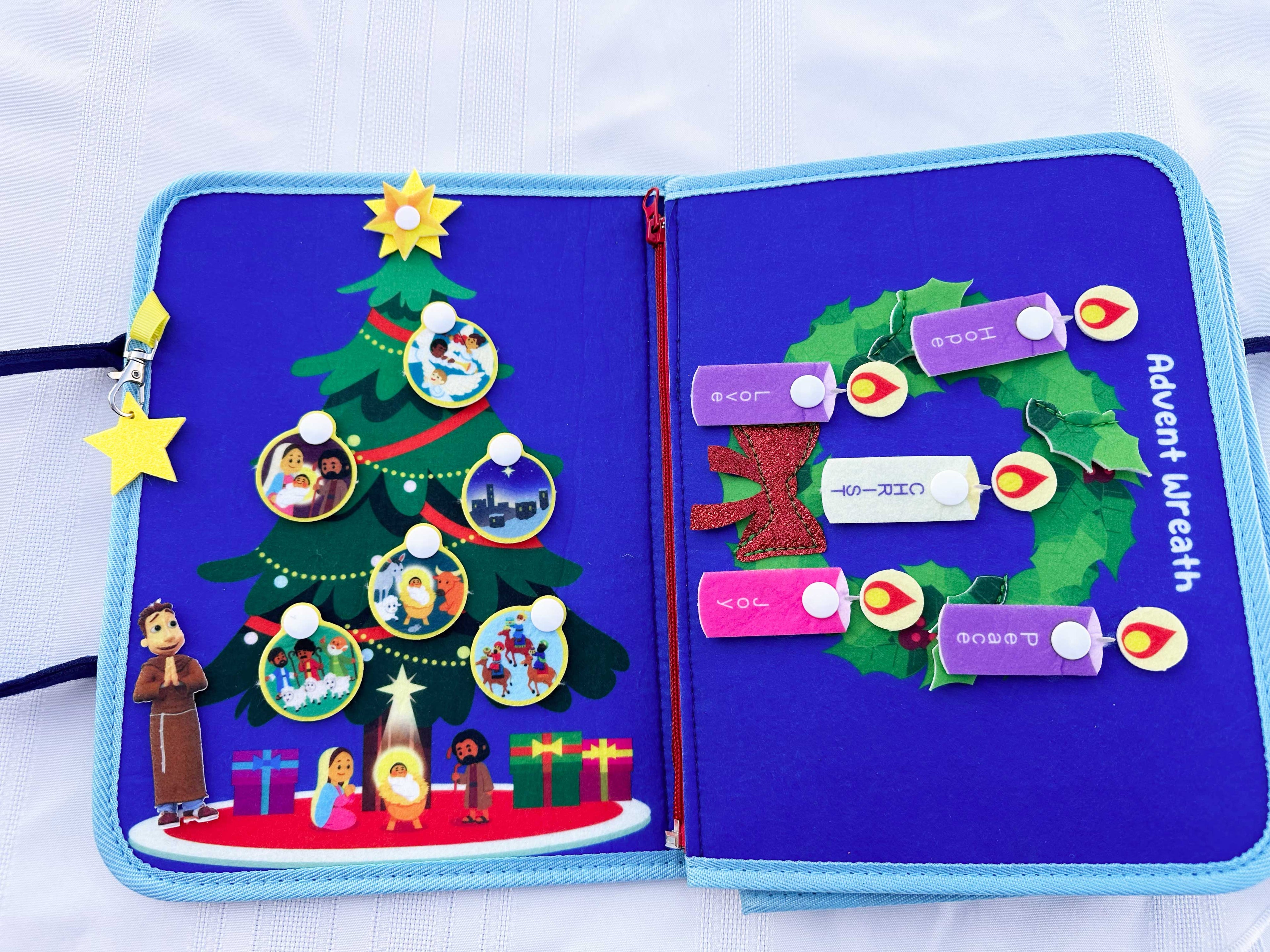 My Pray & Play Nativity Busy Book by Saintly Heart