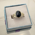 Sterling Silver Openwork Banded Pietersite Ring - Size 7 - Grounding, Transformative & Insightful by Sacred Crystals