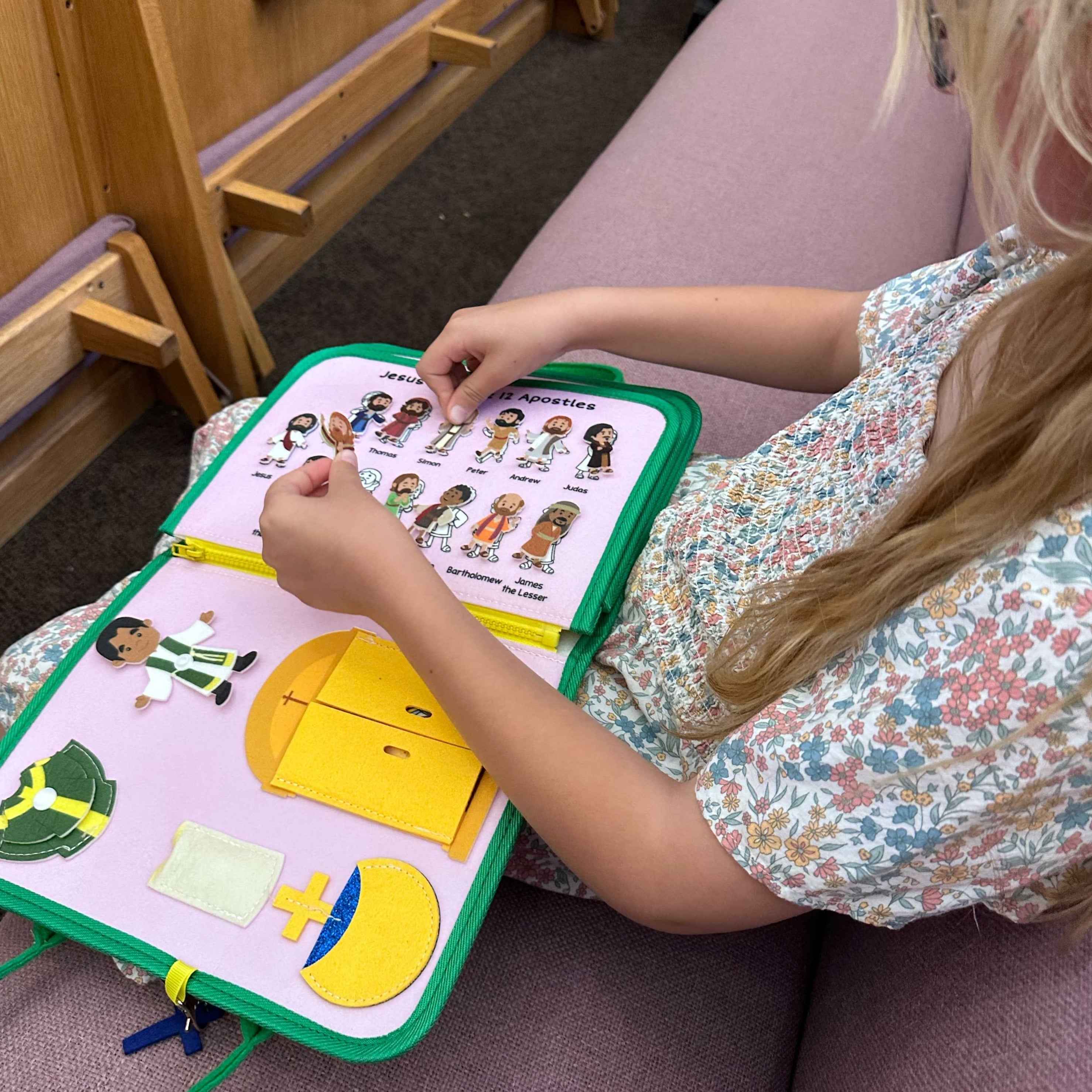 My Pray & Play Busy Book – Catholic Felt Busy Book - A Quiet Felt Book