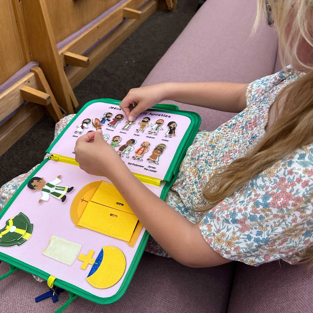 My Pray & Play Busy Book – Catholic Felt Busy Book - A Quiet Felt Book by Saintly Heart