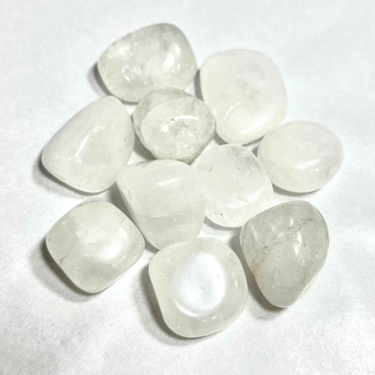 Snow Quartz Tumbled Stone by Sacred Crystals