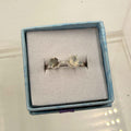 Sterling Silver Moonstone & Labradorite Ring - Size 7 -Intuitive, Mystical & Protective by Sacred Crystals