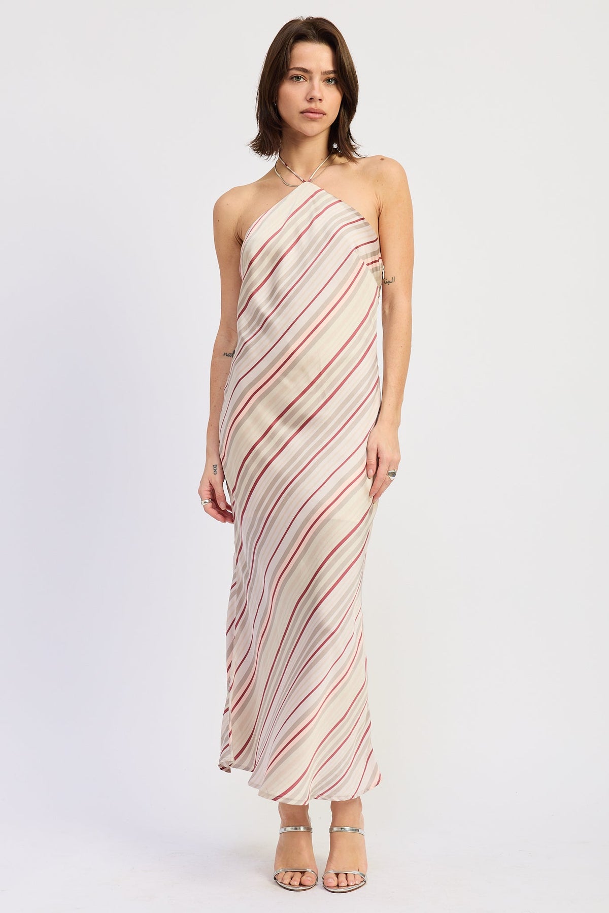 Dulcie Midi Halter Dress by Emory Park