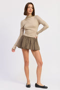 Eliza Mock Neck Top by Emory Park