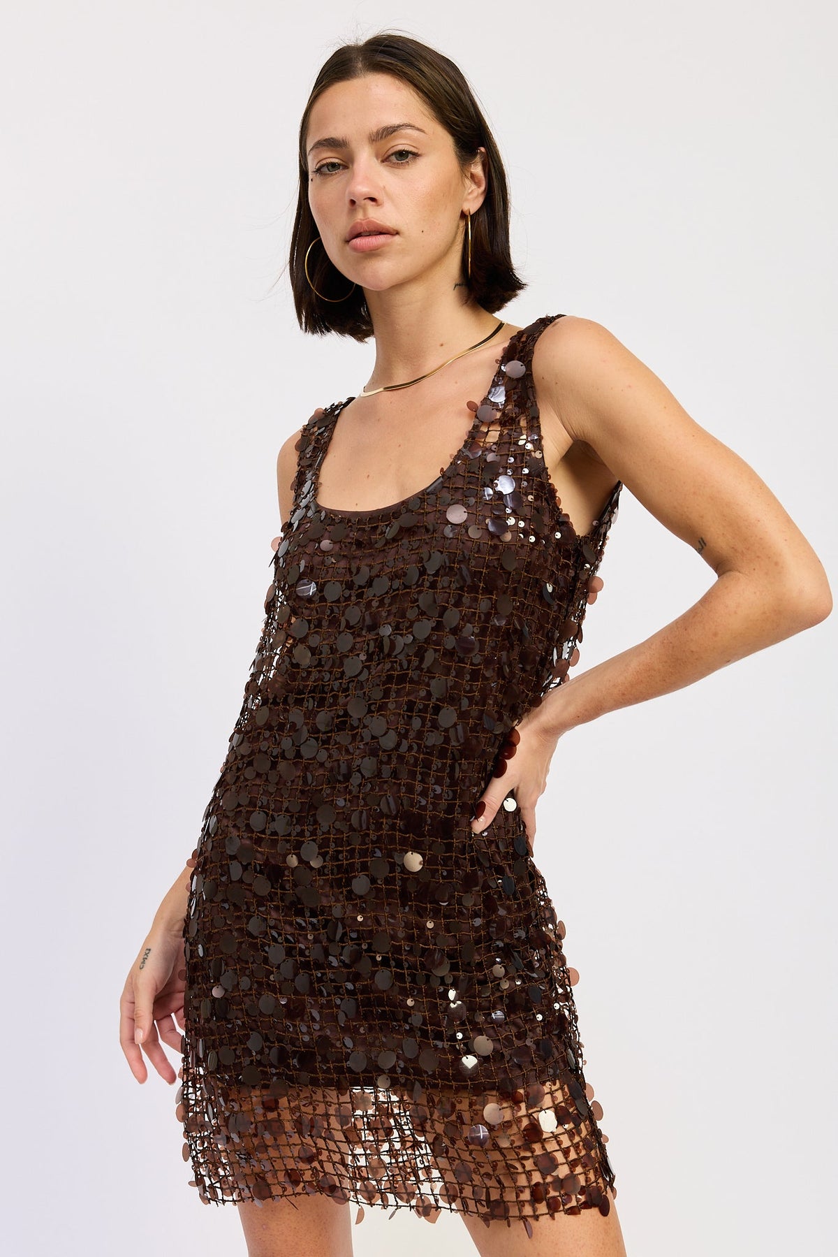 Bellezza Mini Mesh Dress by Emory Park