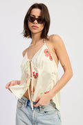 Mirella Halter Top by Emory Park