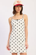 Pamela Polka Dot Mini Dress by Emory Park