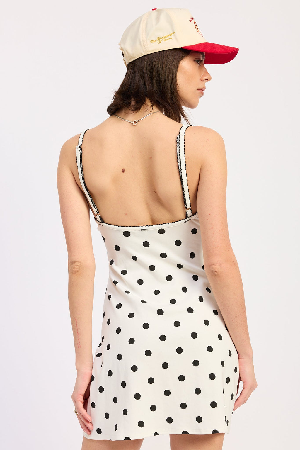 Pamela Polka Dot Mini Dress by Emory Park
