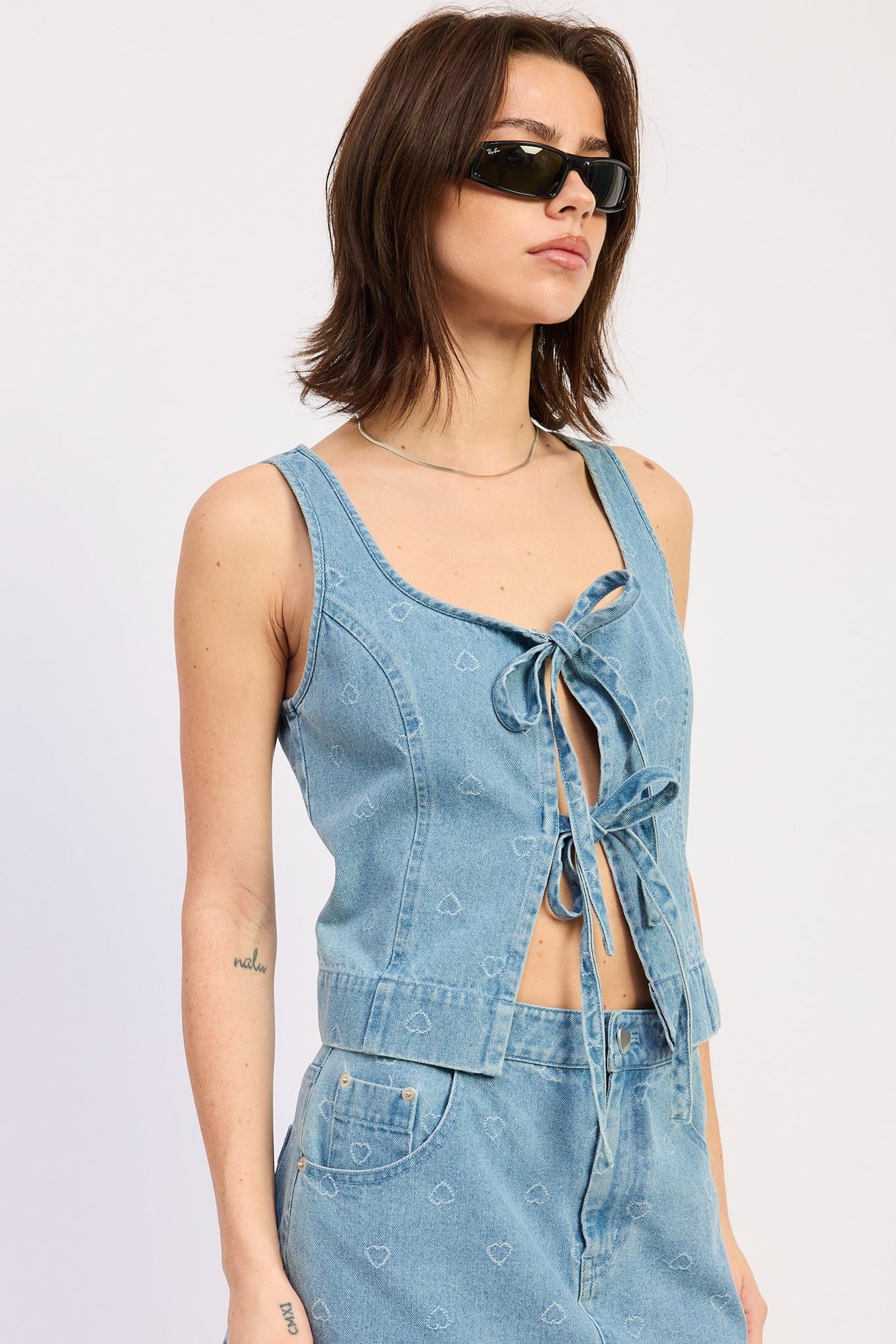 Solene Tie Top by Emory Park