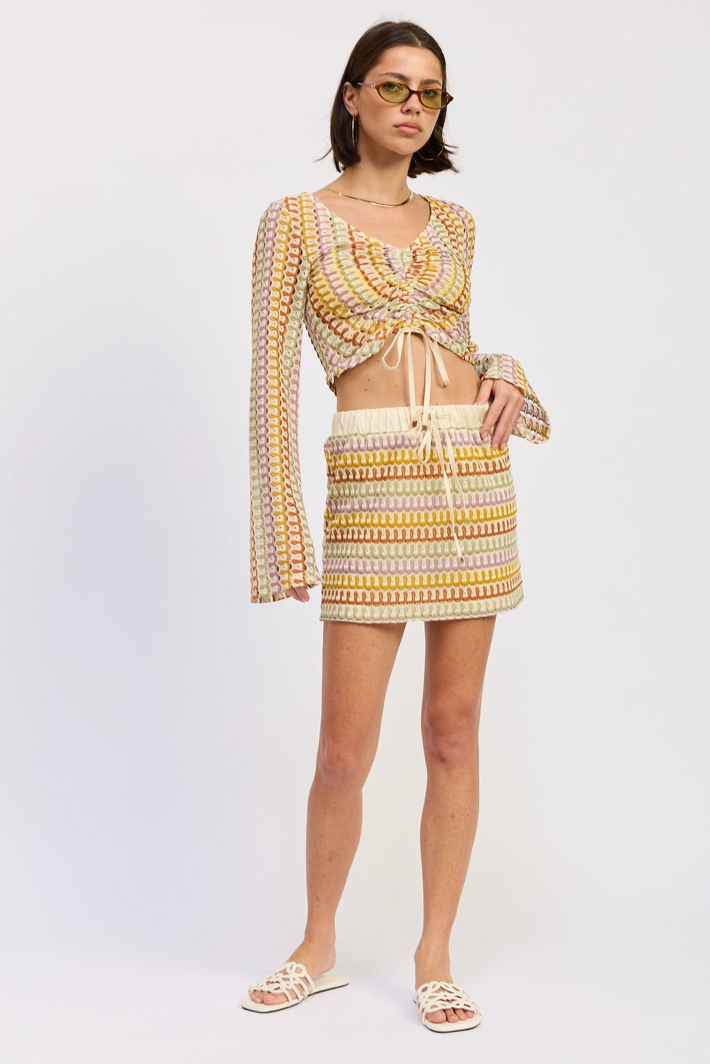 Daleyza Mini Skirt by Emory Park