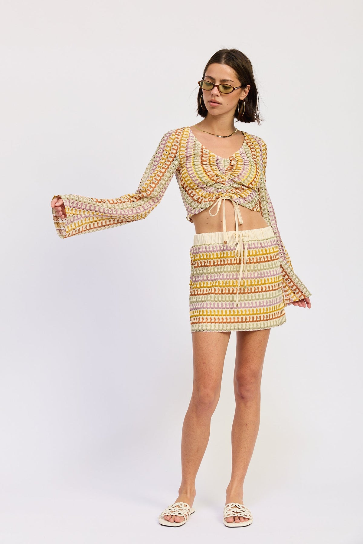 Daleyza Mini Skirt by Emory Park