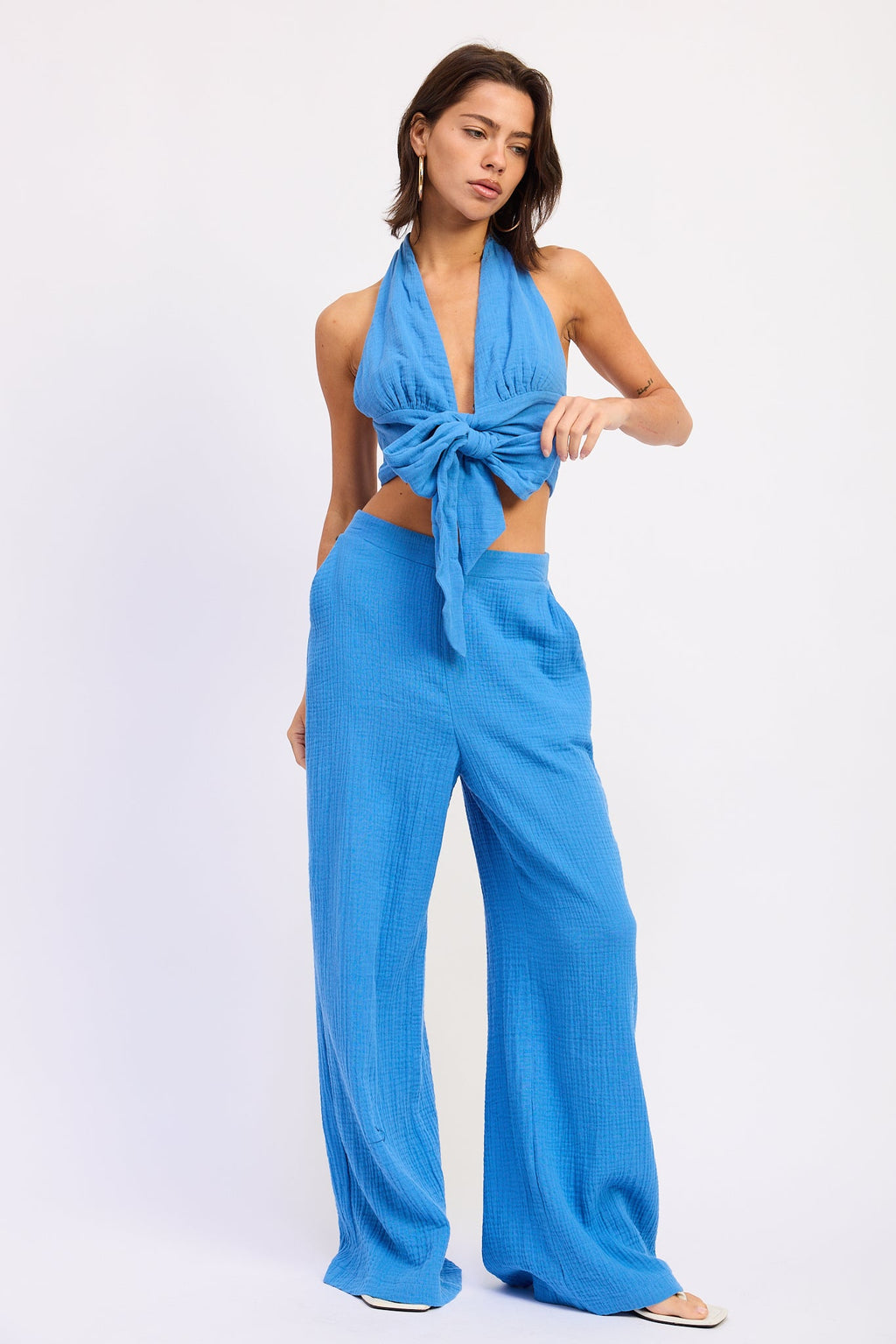 Jadae Halter Neck Top by Emory Park