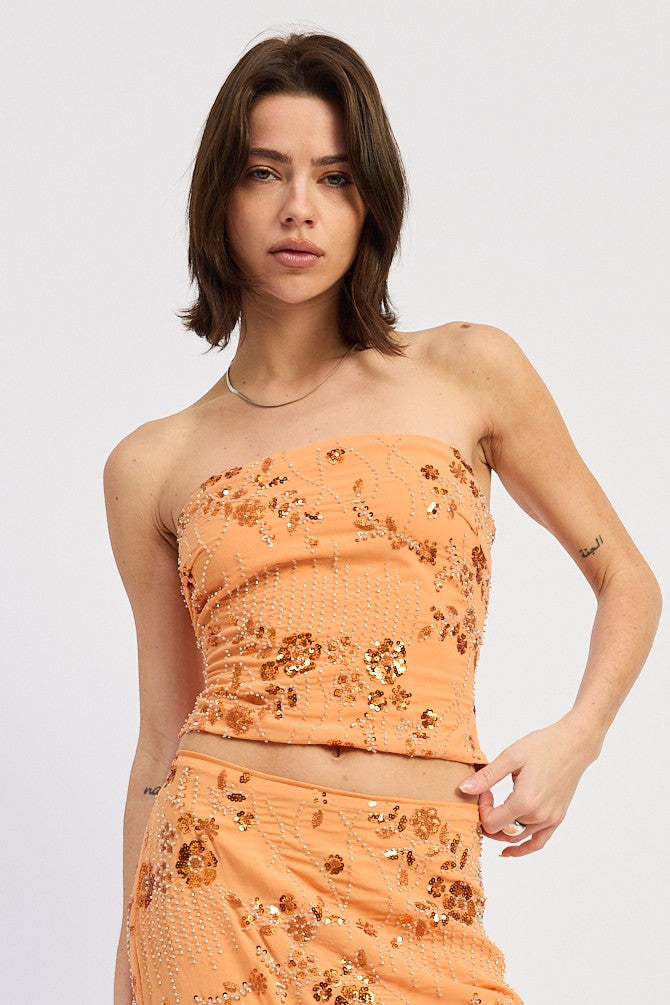 Iris Tube Top by Emory Park