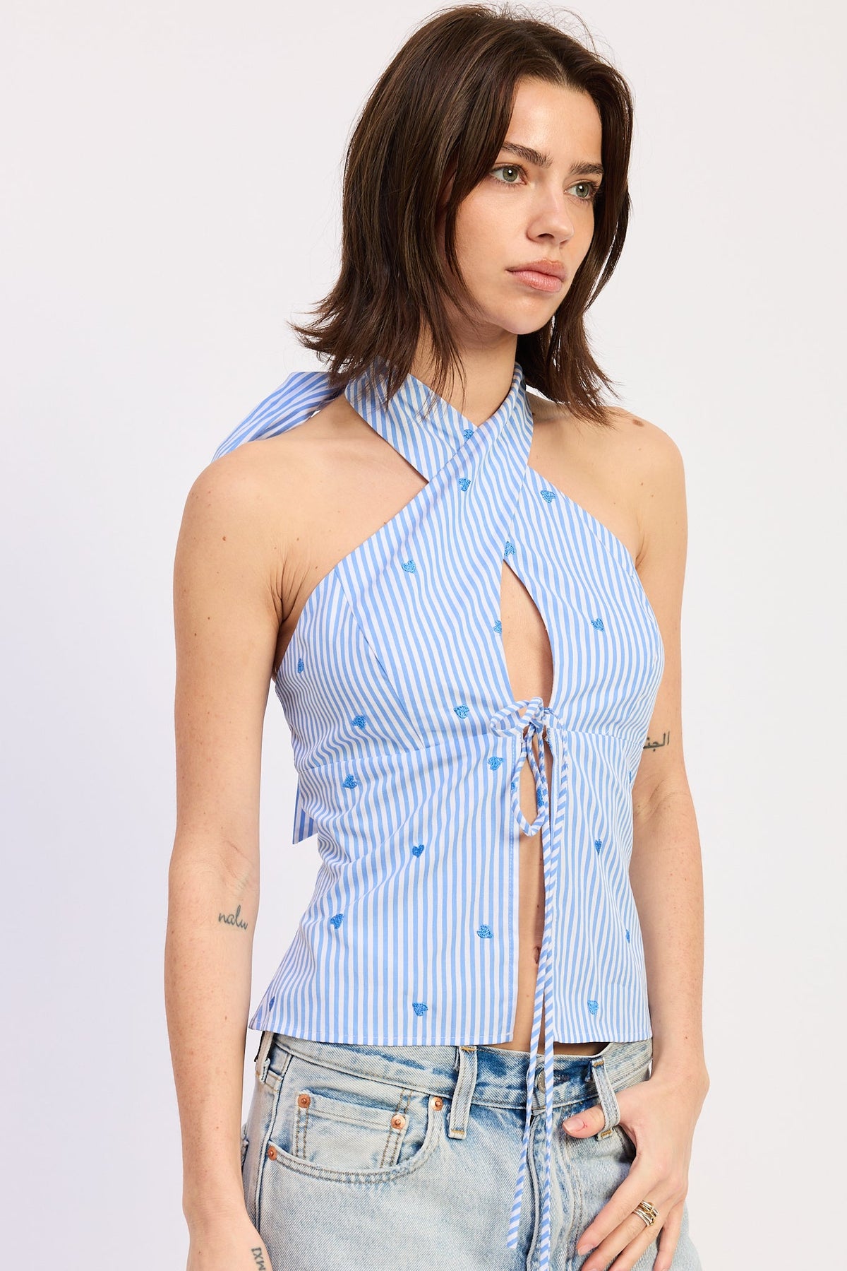 Zoey Halter Top by Emory Park