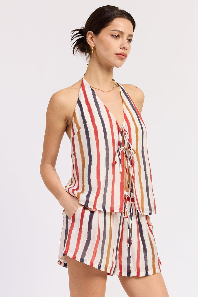 Vale Tie Top by Emory Park