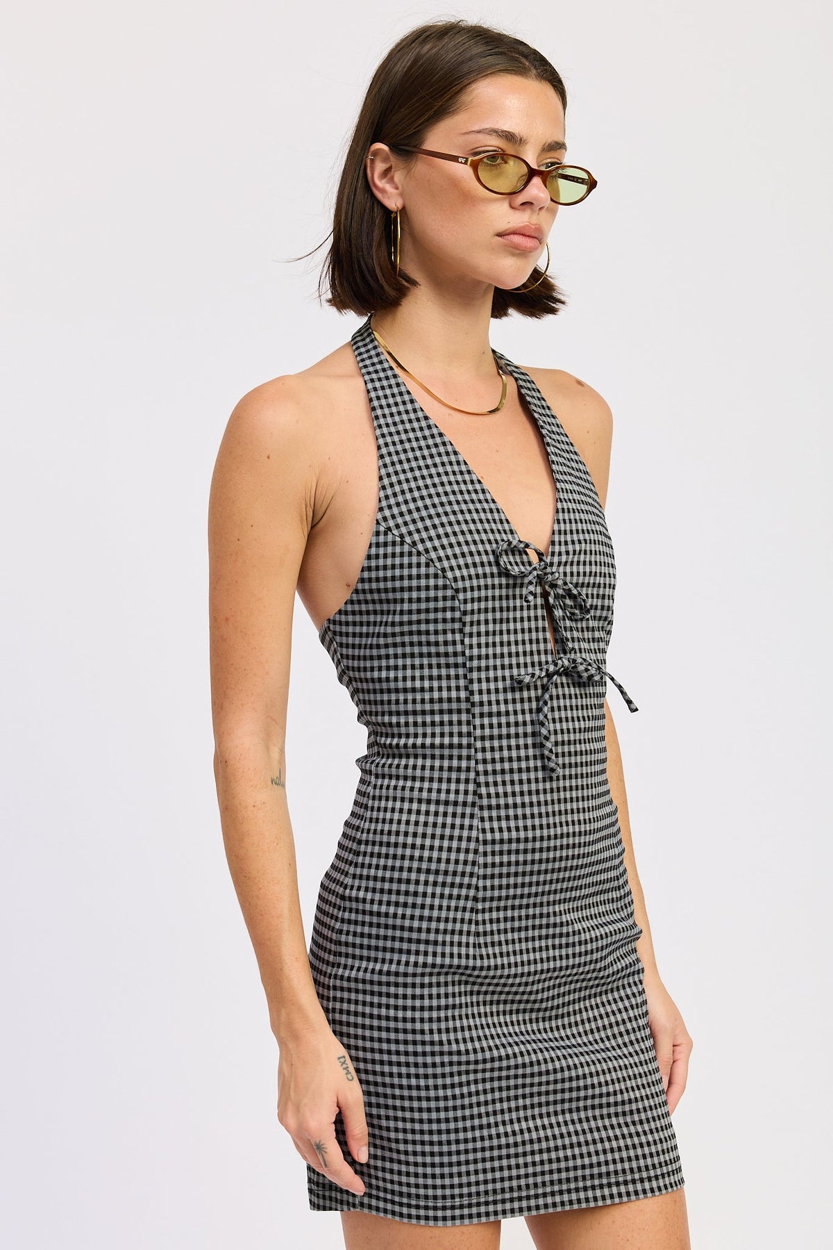 Lucienne Halter Mini Dress by Emory Park