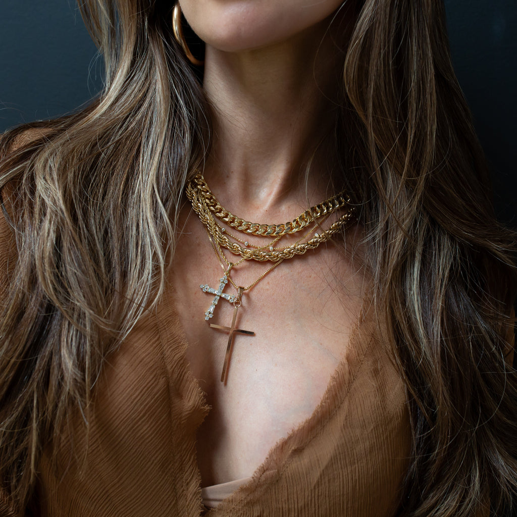 Queen's Cross Necklace by Joy Dravecky