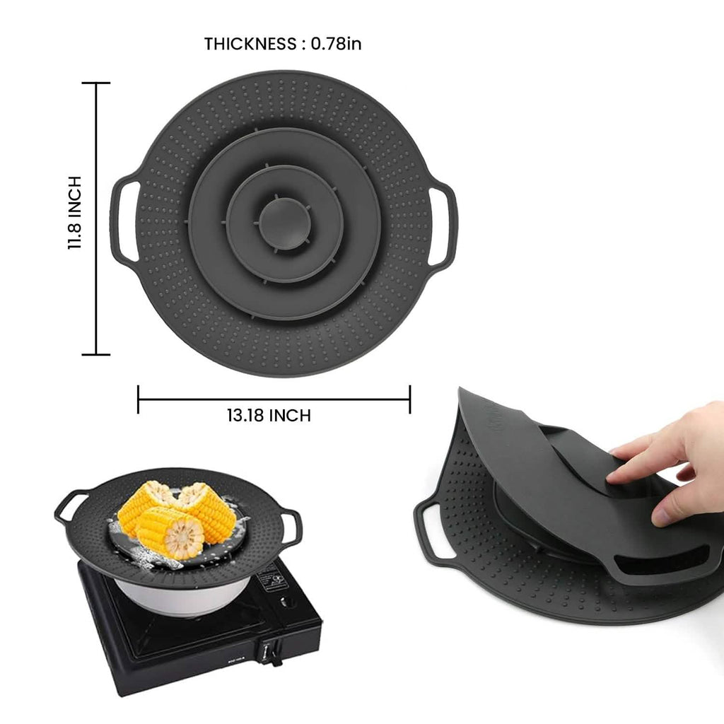 Boil Over Spill Stopper Safeguard Lid Cover For Pots And Pans by DailySale